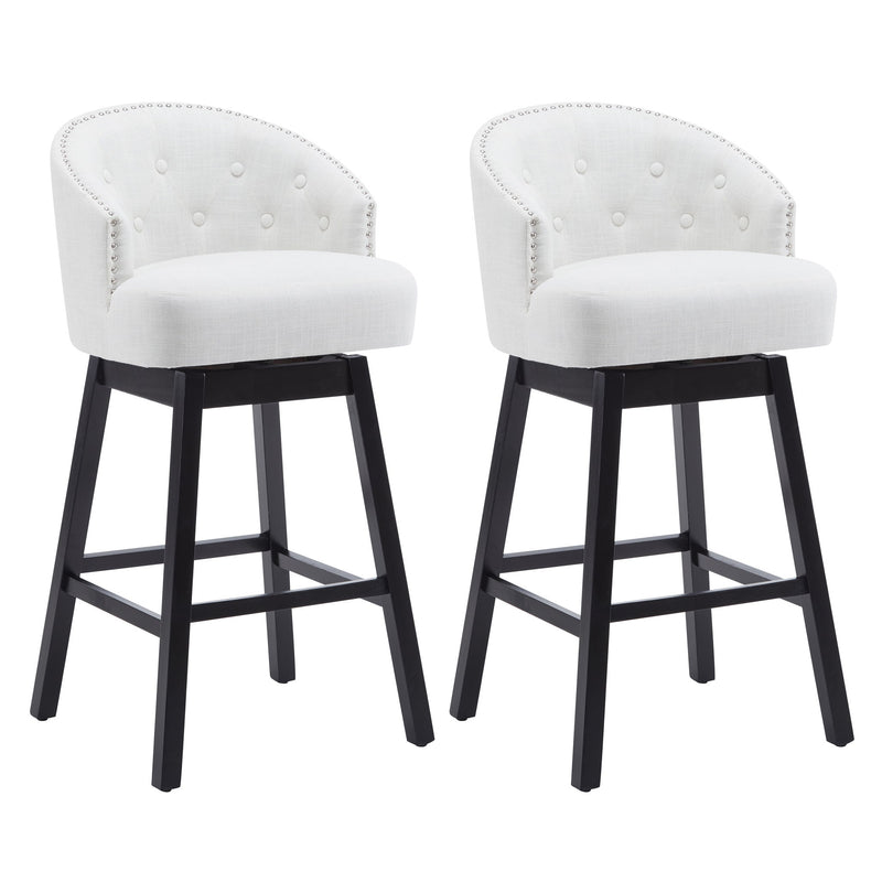 360 Degree Rotation Swivel Counter Stools (Set of 2)