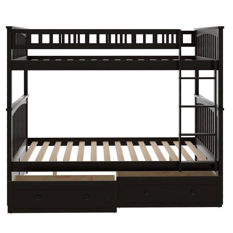 Bunk Bed With Drawers, Convertible Design