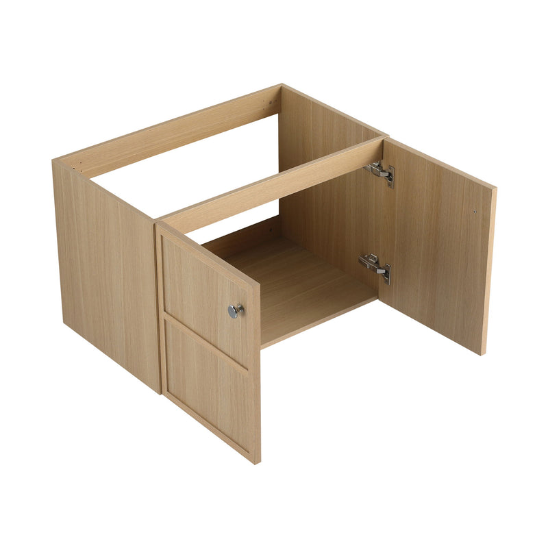Modern Wall Mounted Bathroom Vanity With Soft Closing Doors