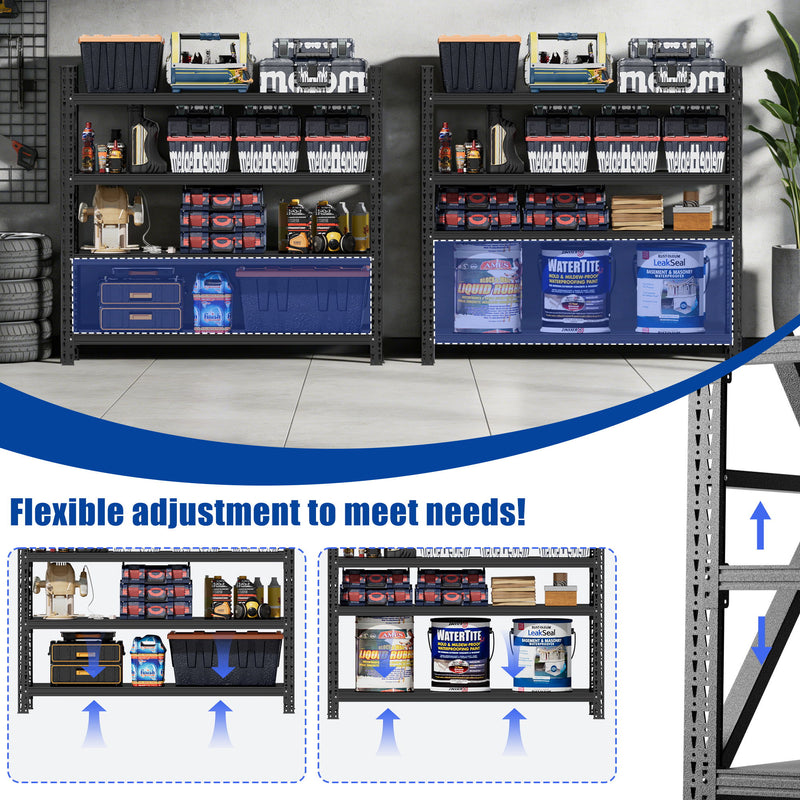 Heavy Duty 4 Shelf Garage Shelving Unit