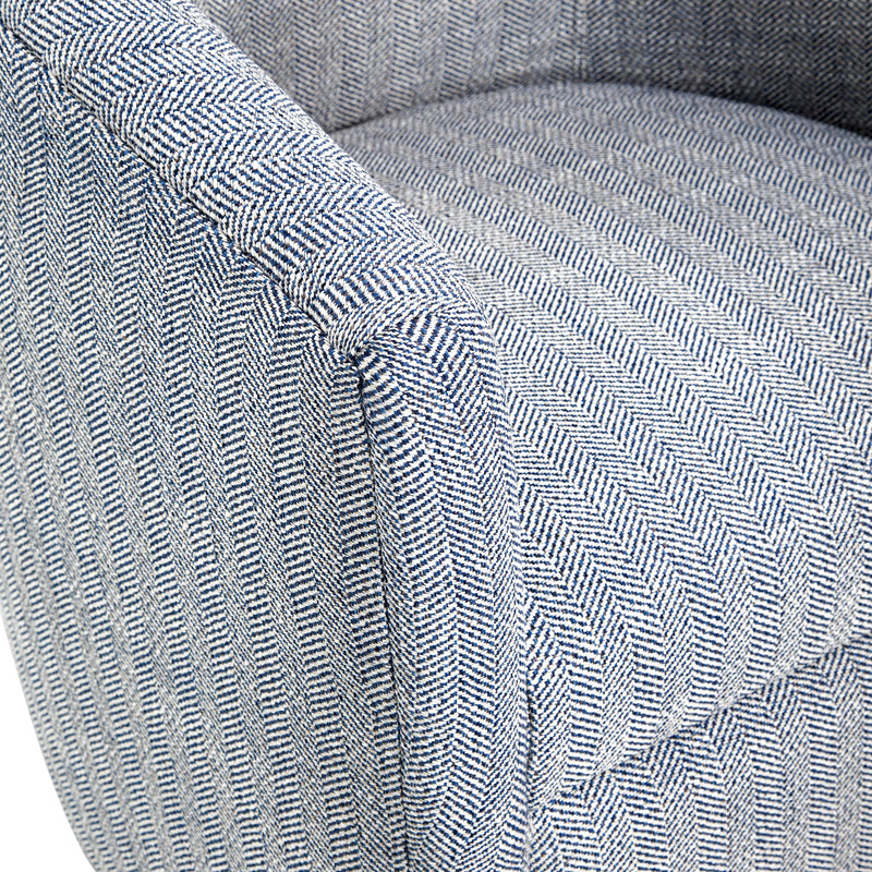 Lainey - Swivel Barrel Chair With 360 Degree Rotation