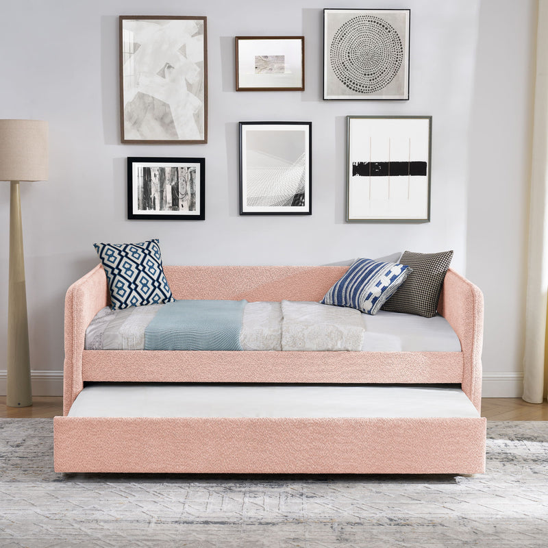 Upholstered Daybed With Pop Up Trundle