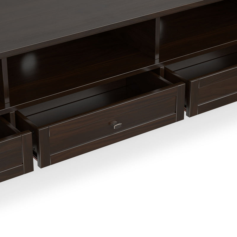 Warm Shaker - Handcrafted Low TV Media Stand