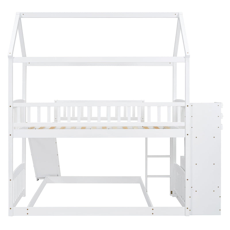 House Bunk Bed With Slide