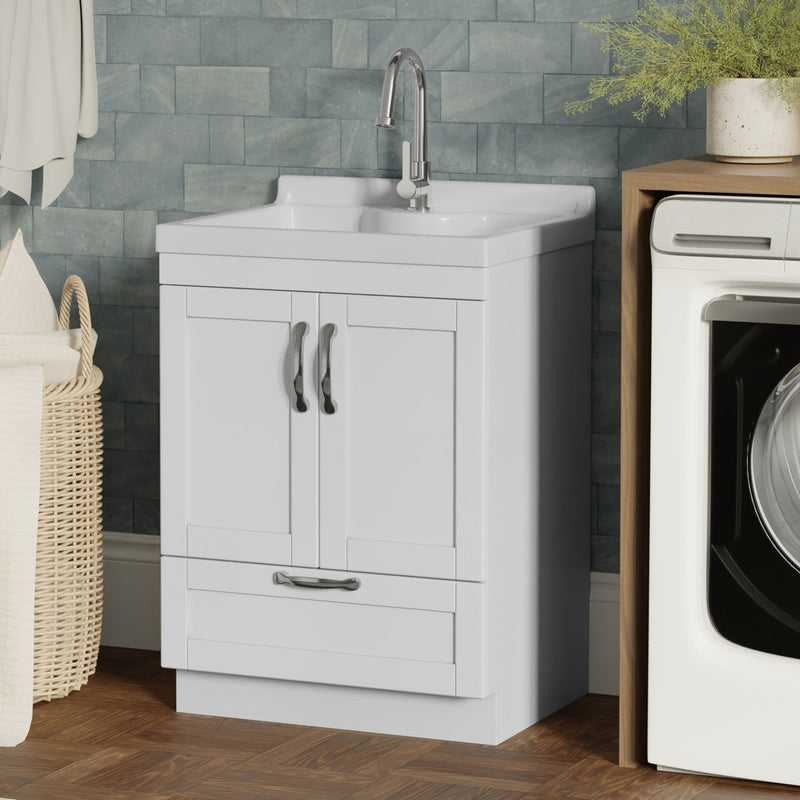 Maile - All-In-One Laundry Utility Sink And Cabinet