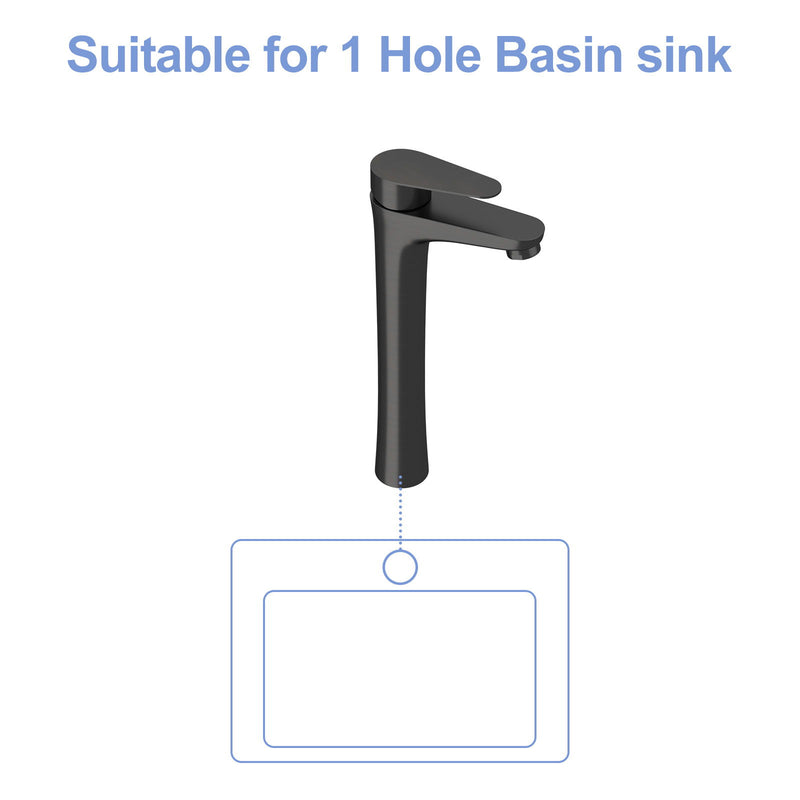 Single Handle Vessel Sink Faucet