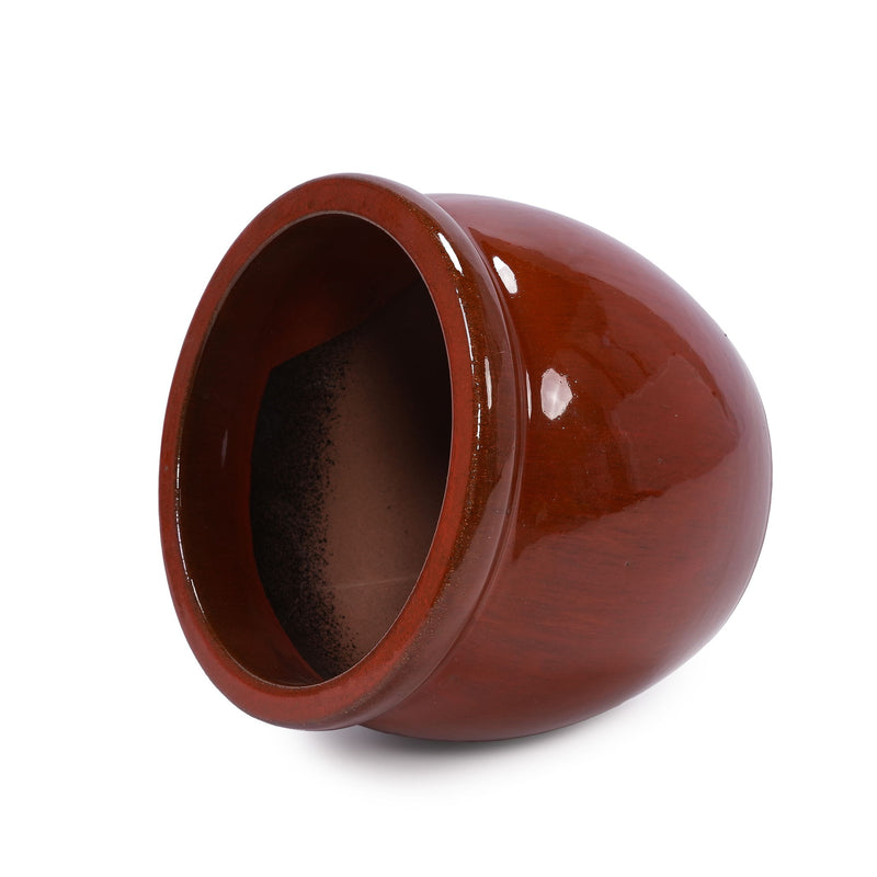 3 Pieces Ceramic Flowerpot, Planter For Patio, Garden Or Windowsills