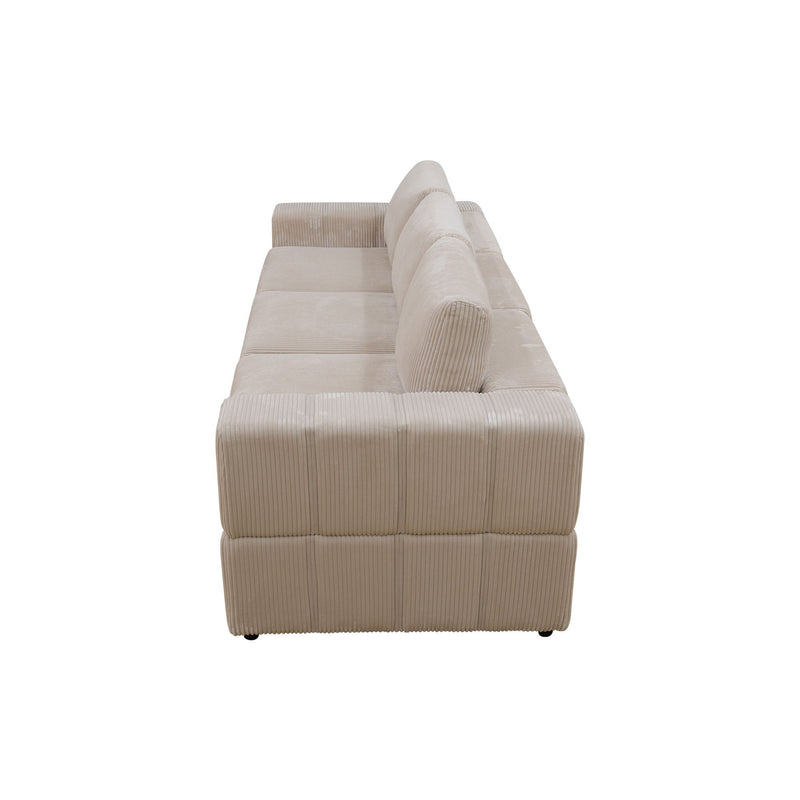 Oversized Modular Sectional Sofa 3 Piece Set, Flexible Layout For Living Room