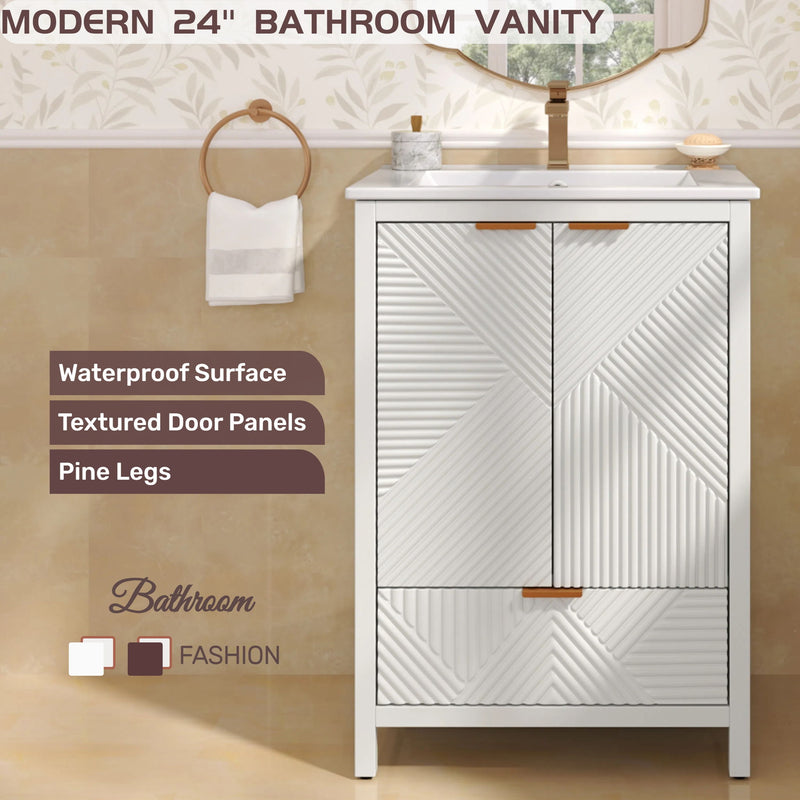 Modern Bathroom Vanity With Sink Combo