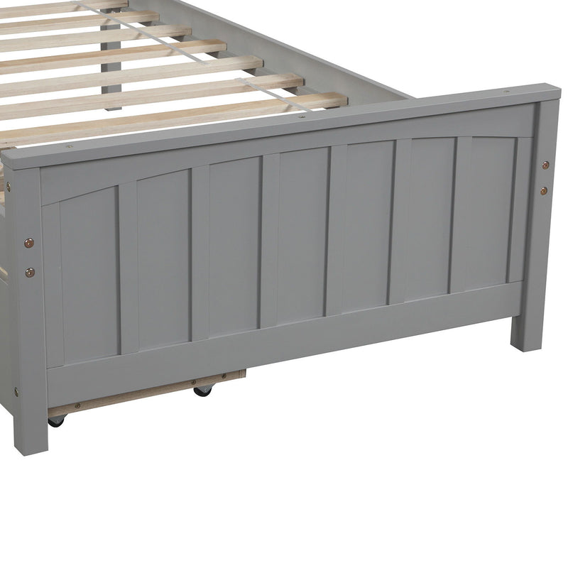 Platform Bed With Two Drawers
