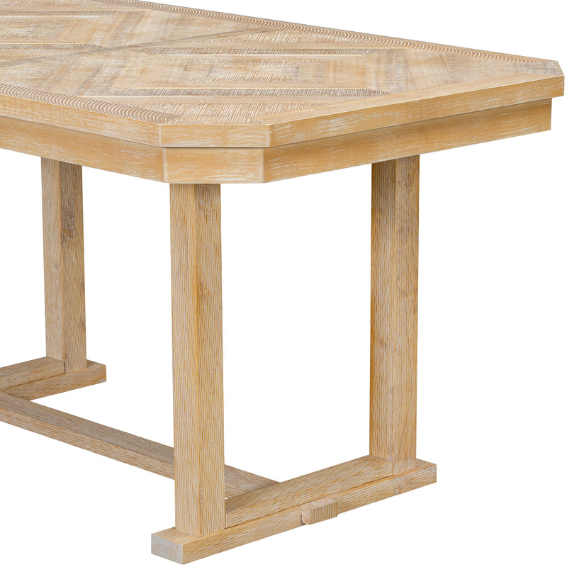6 Piece Dining Table Set With Ergonomic Seating