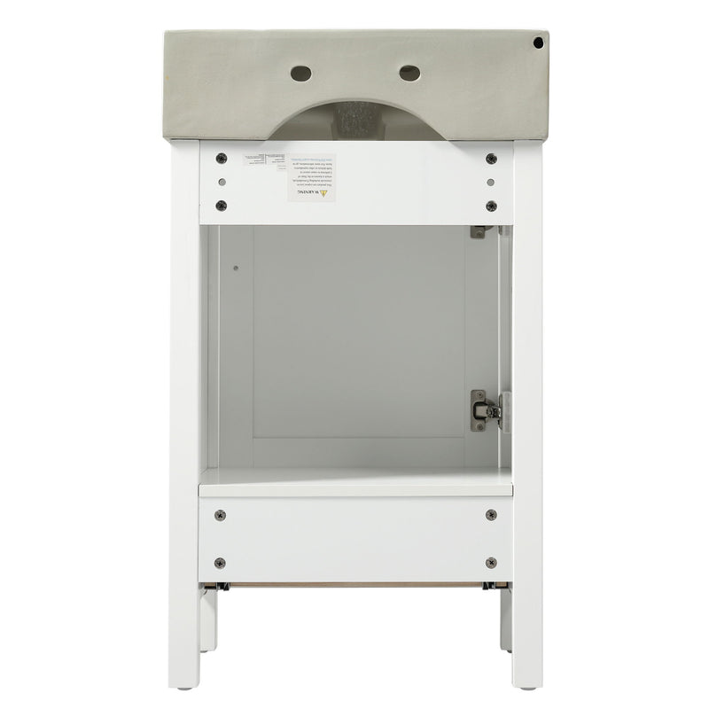 Bathroom Vanity With Sink, Frame And Drawer