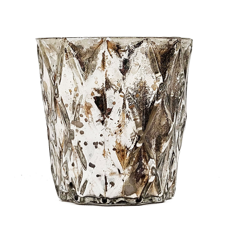 Scented Soy Wax Candle (Set of 4) - Silver