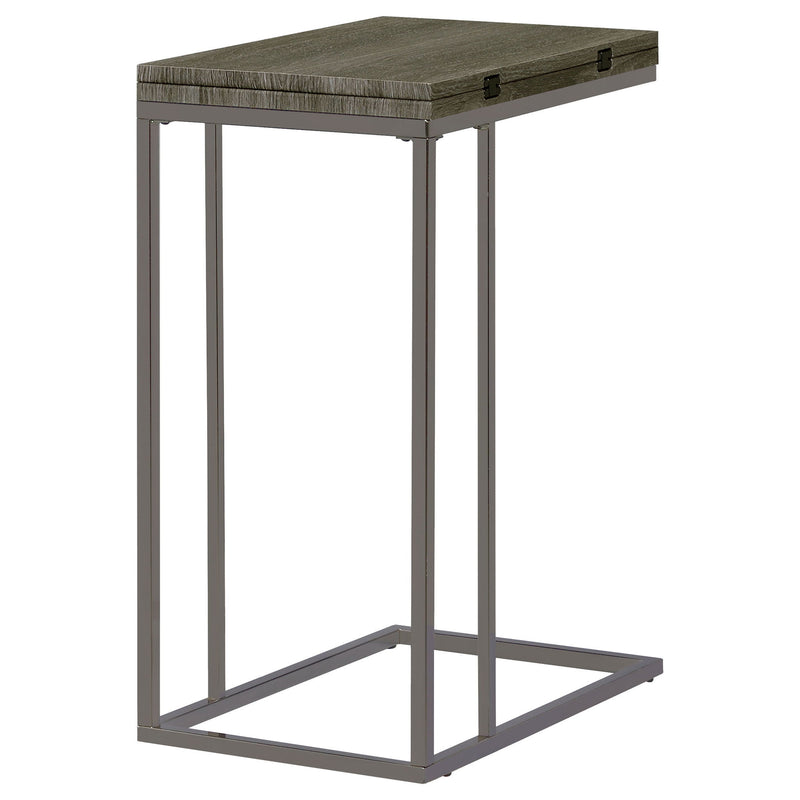 Mortimer - Snack Table With Expandable Top - Gray