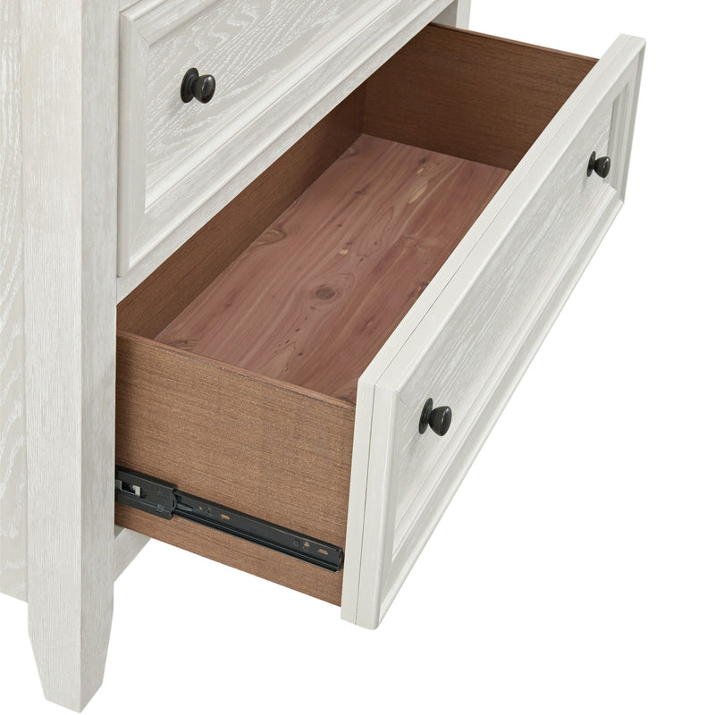 6 Drawer Chest With Knobs And Smooth Slides