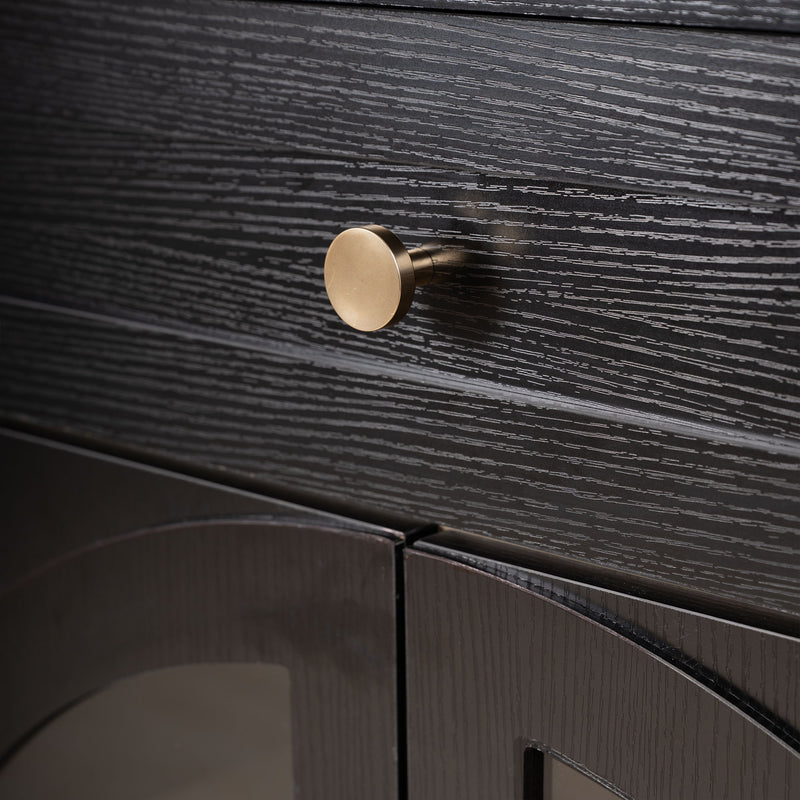 Modern Sideboard Cabinet With 1 Drawer And 2 Arched Doors