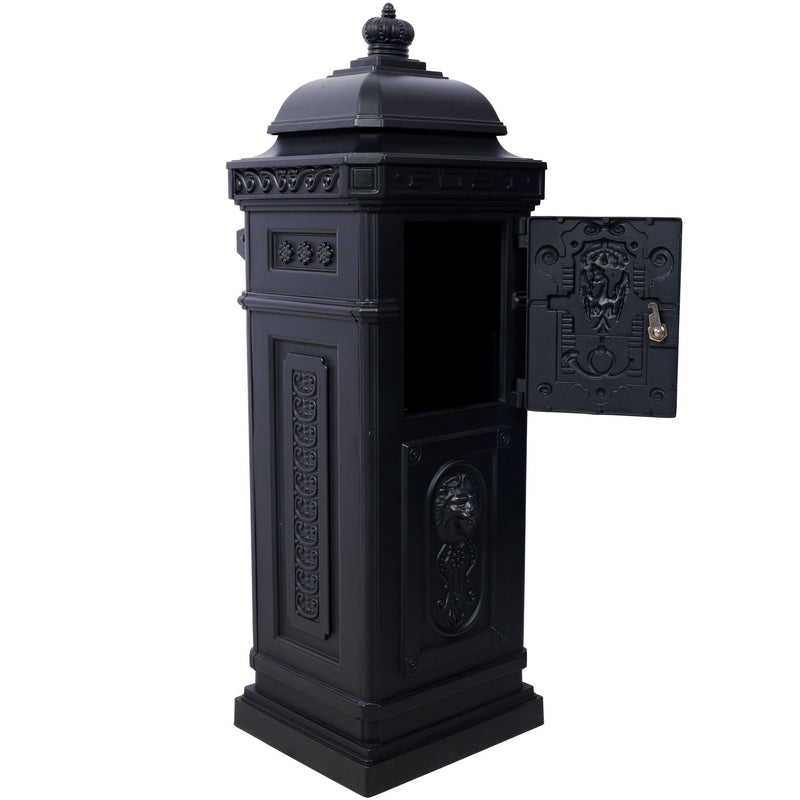 Mailboxs Residential Large-Capacity Letter Box, Rainproof Postbox Statue