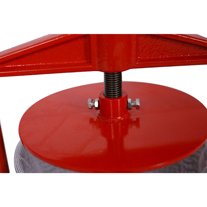 Fruit And Wine Press With T-Shaped Hand Shank, 3.69 Gallon / 14L - Red
