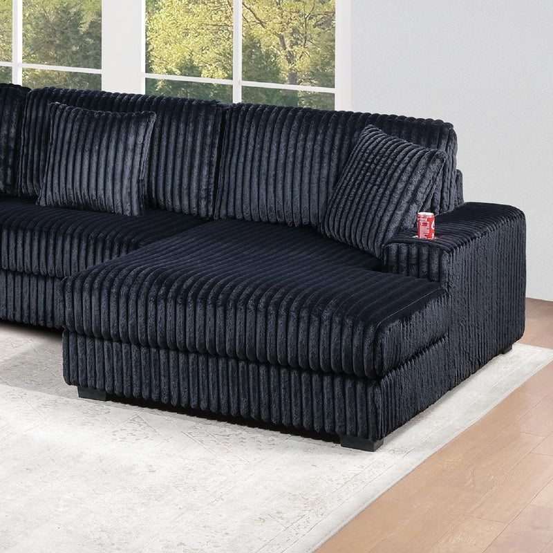 RAF Chaise With Cup Holder Modular Living Room Furniture