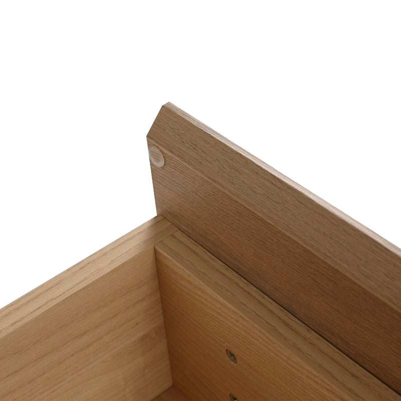 Wall Mounted Bathroom Vanity With Resin Sink And Soft Close Drawer - Imitative Oak