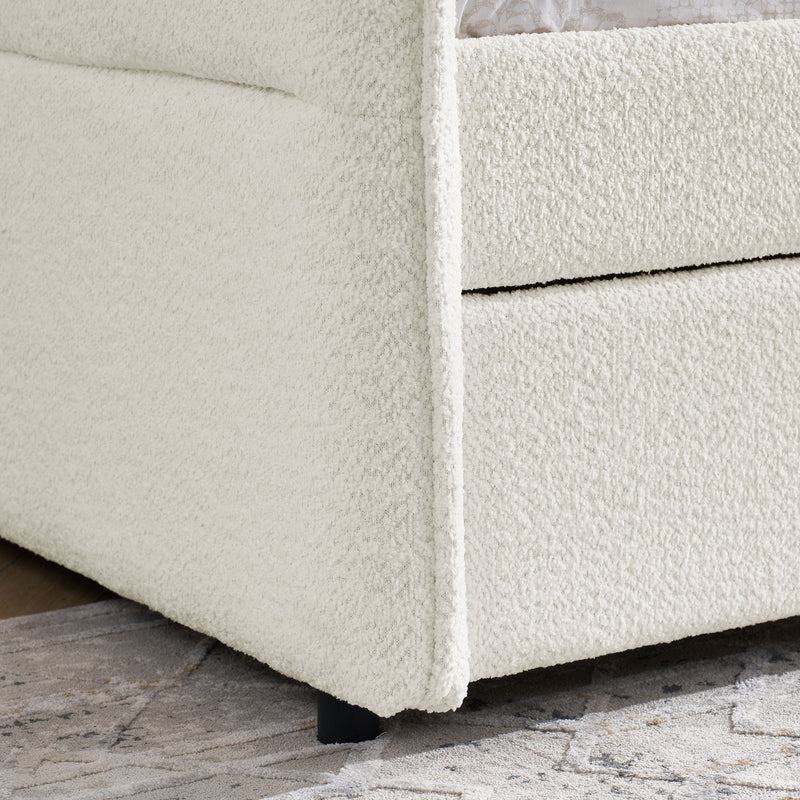 Upholstered Daybed With Pop Up Trundle