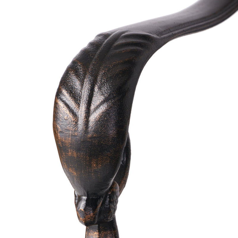 Cast Aluminum Bar Stool - Copper