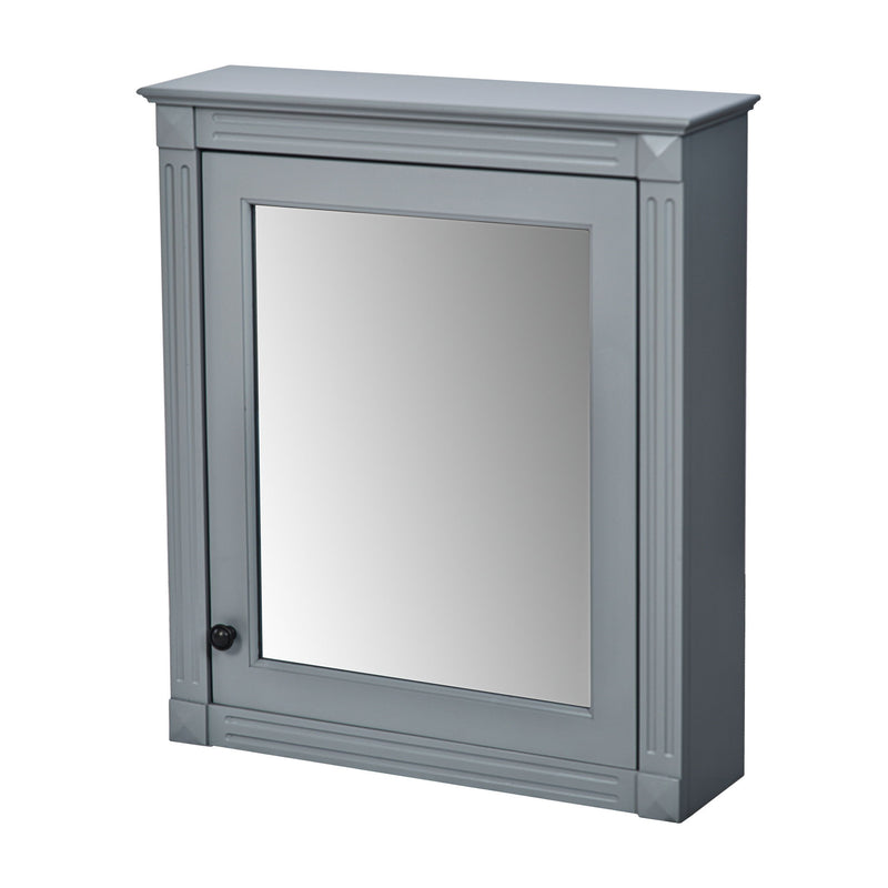 Wall Mounted Bathroom Storage Cabinet With Mirror, Medicine Cabinet With Height Adjustable Shelf