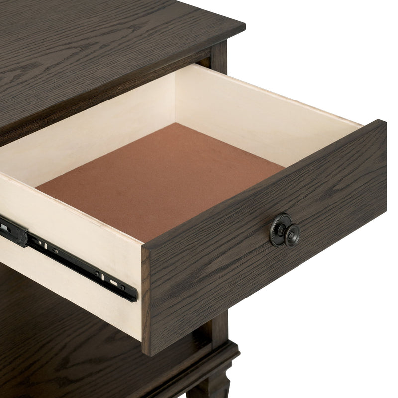 Victoria - Bedside Table With Drawer And Shelf