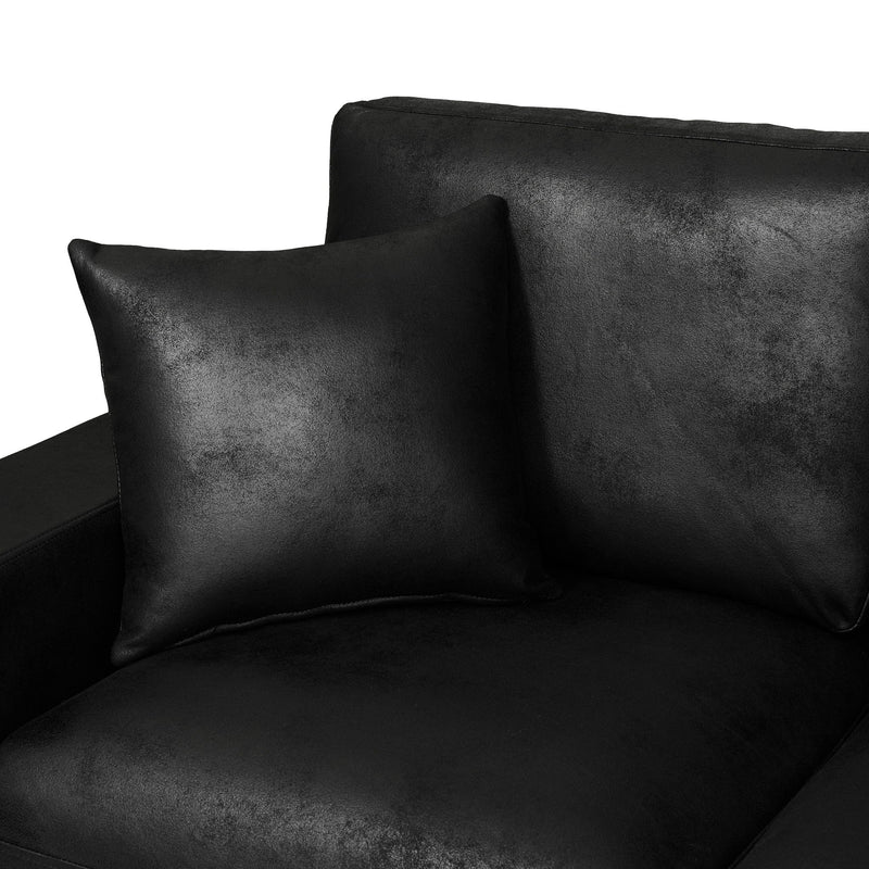 Sectional With 2 Ottomans