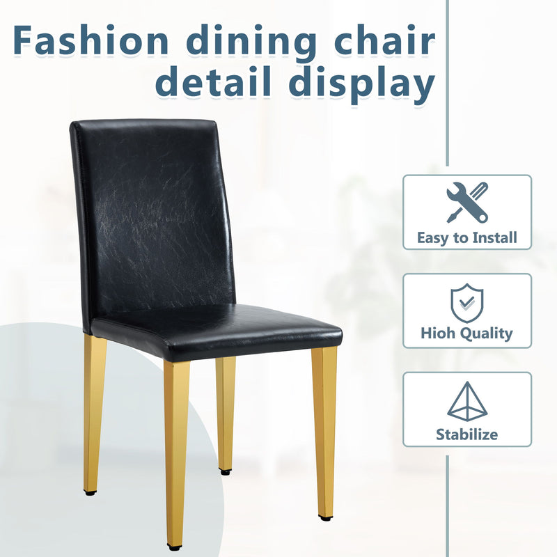 Modern Dining Chairs With Metal Legs