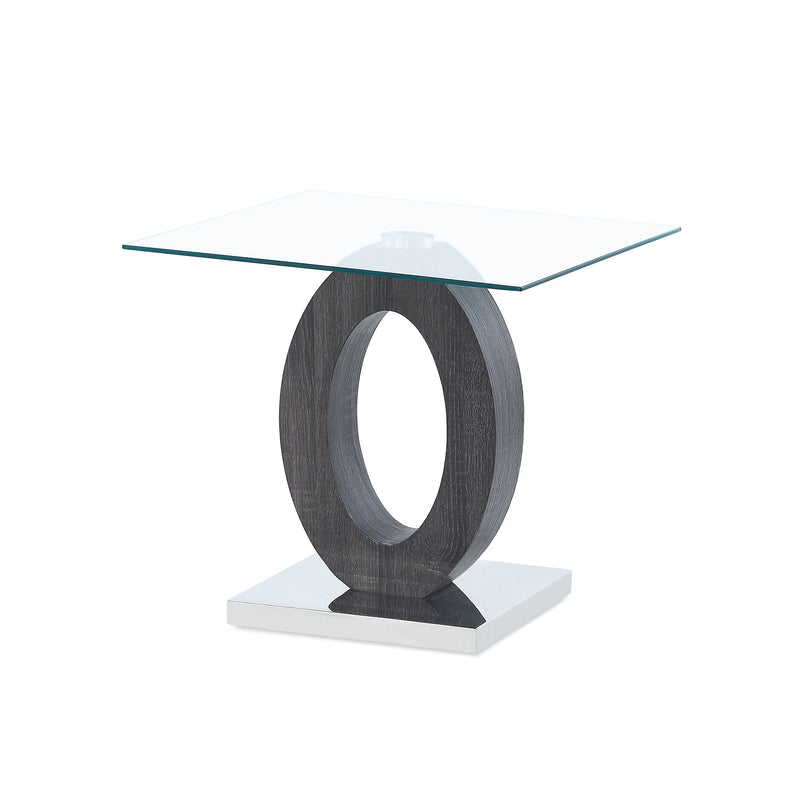 End Table - Brown White