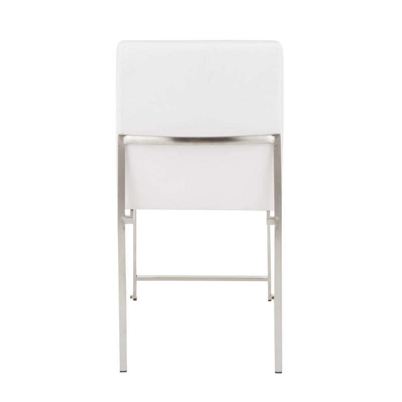 Fuji - Contemporary Modern Elegance High Back Dining Chair (Set of 2)