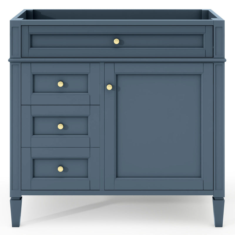 Bathroom Vanity With 2 Drawers And Tip-Out Drawer, Storage Cabinet