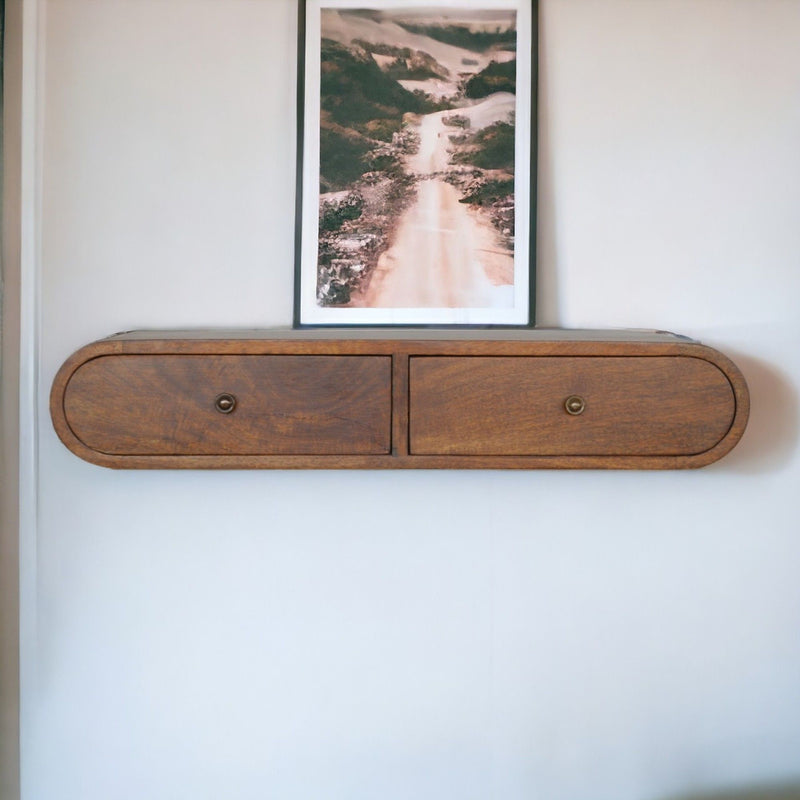 London - Floating Console - Chestnut