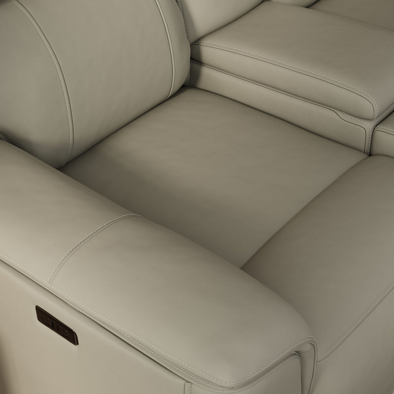 Oslo - Dual Power Reclining Loveseat With Console