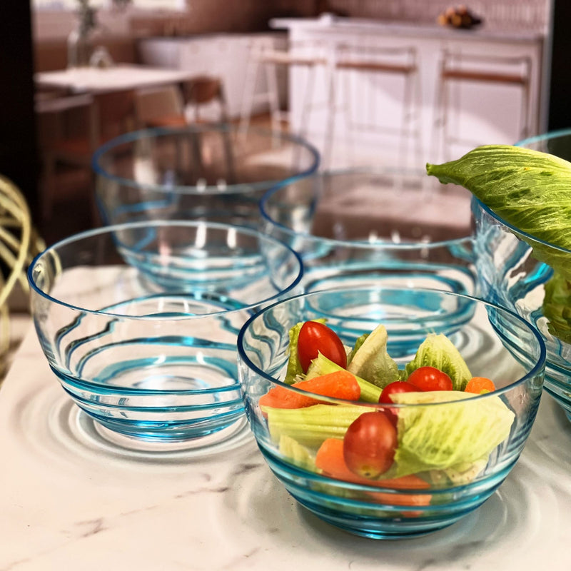 Swirl Acrylic Serving Bowls, Unbreakable
