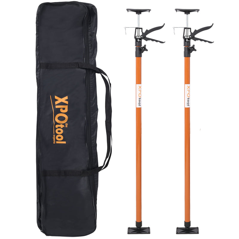 Adjustable Support Pole System For Drywalls And Cabinets With Carry Bag