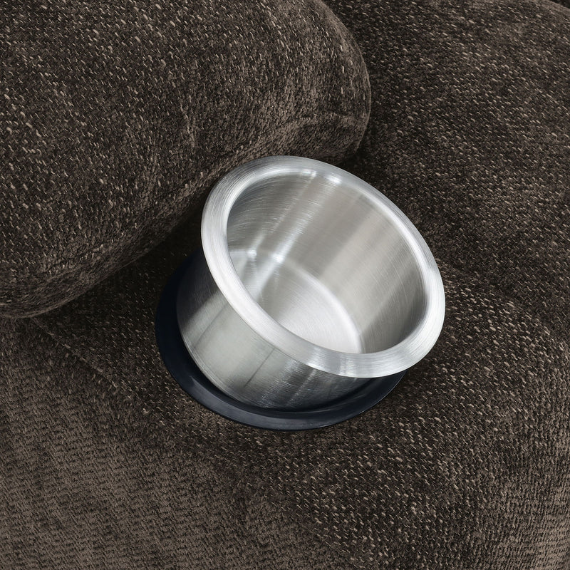 Beca - Upholstered Power Lift Recliner With Cupholders And USB Charging