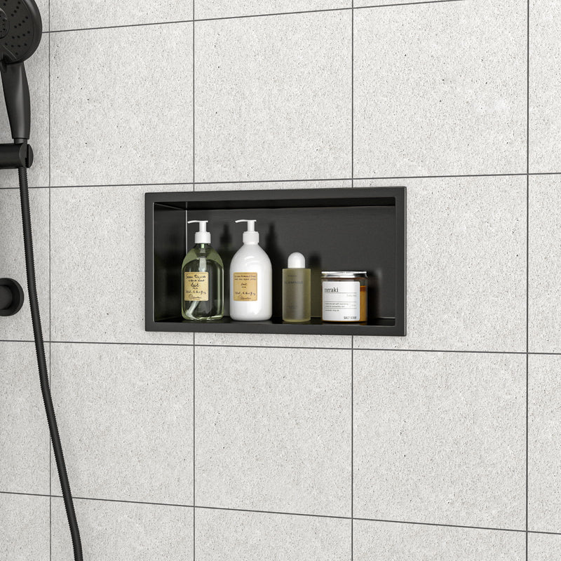 Stainless Steel Shower Niche With Seamless Design For Bathroom Storage