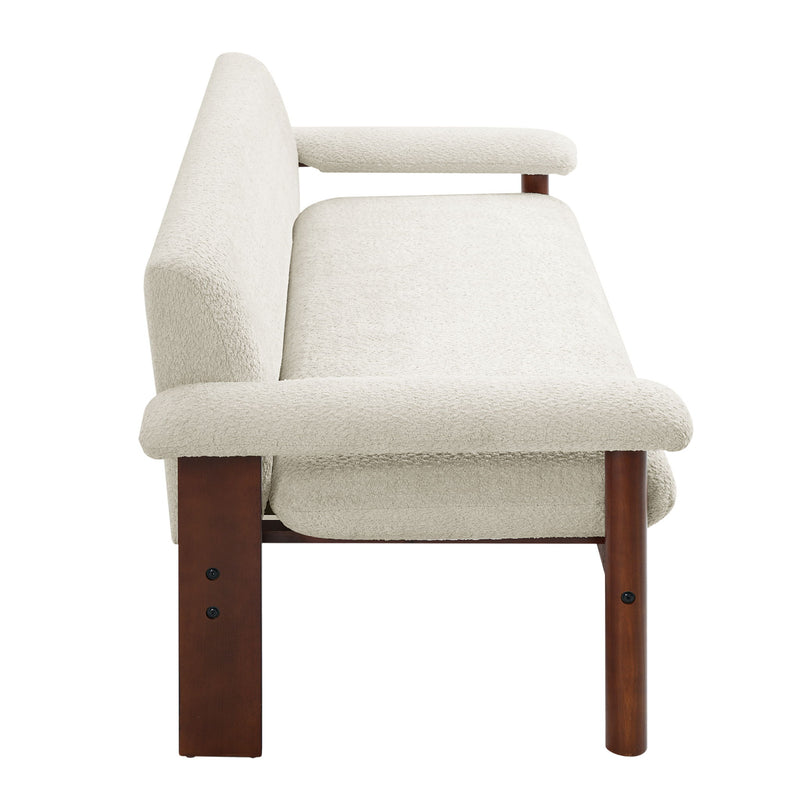 Loveseat Sofa 2 Seater Couch With Armrest Pillows
