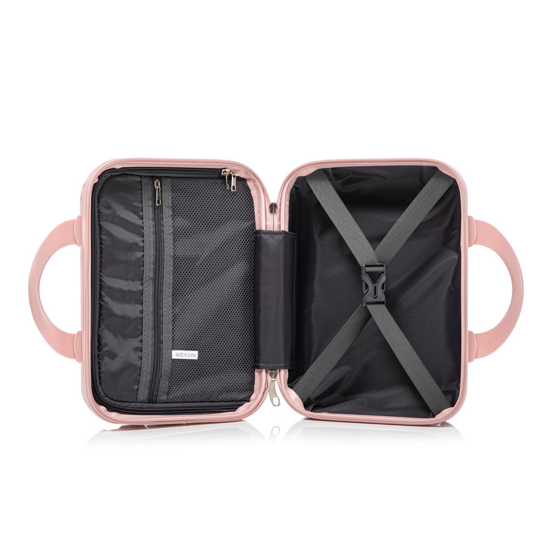 Luggage Set 14" / 20" With Combination Lock And Cosmetic Case