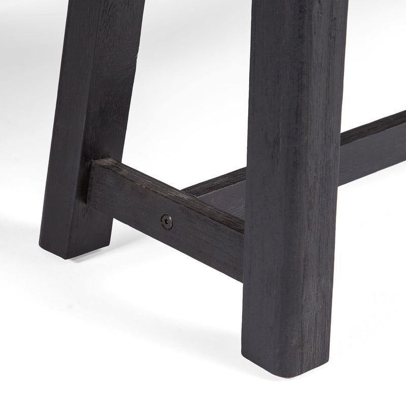 Cloud - Outdoor Bench With Acacia Wood Frame And Slat Panel Design