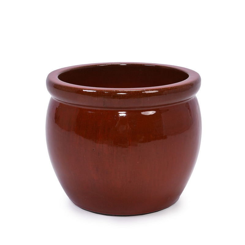 3 Pieces Ceramic Flowerpot, Planter For Patio, Garden Or Windowsills