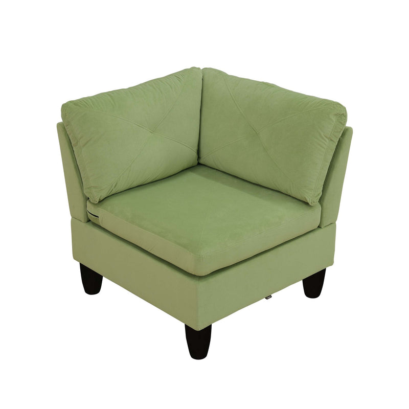Modular L - Shaped Sectional Sofa 6 Seater 4 Piece Couch With Chaise