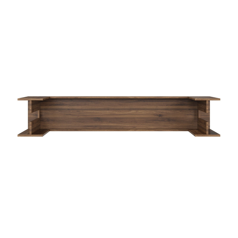 Farmhouse Style Extra Long Walnut Console Table