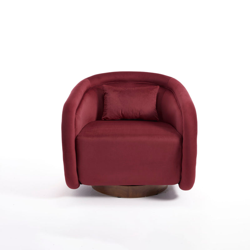Swivel Accent Chair With 360 Degree Rotating