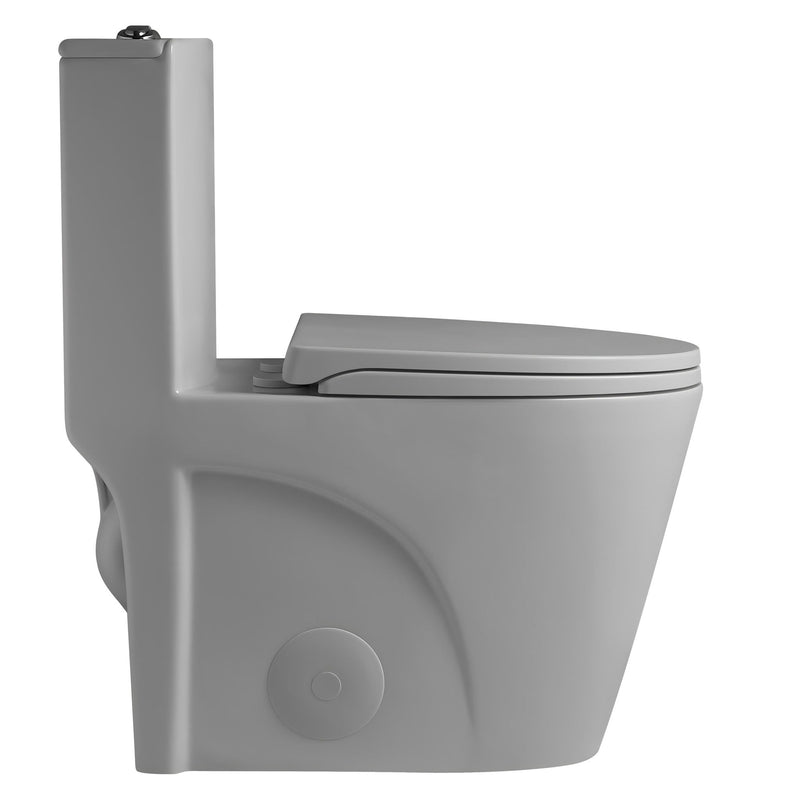 1 Piece Toilet With Tornado Flush, Dual Flush, And ADA Height Comfort Chair