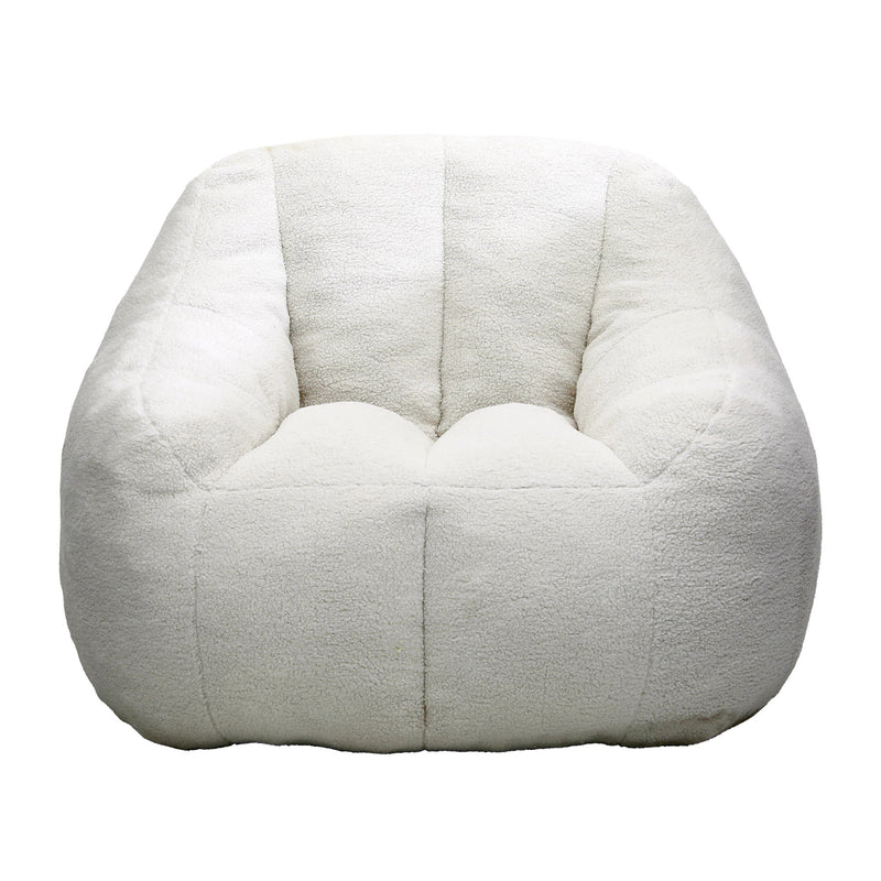 Comfy Bean Bag Chair With Memory Foam Filler, Tufted Soft
