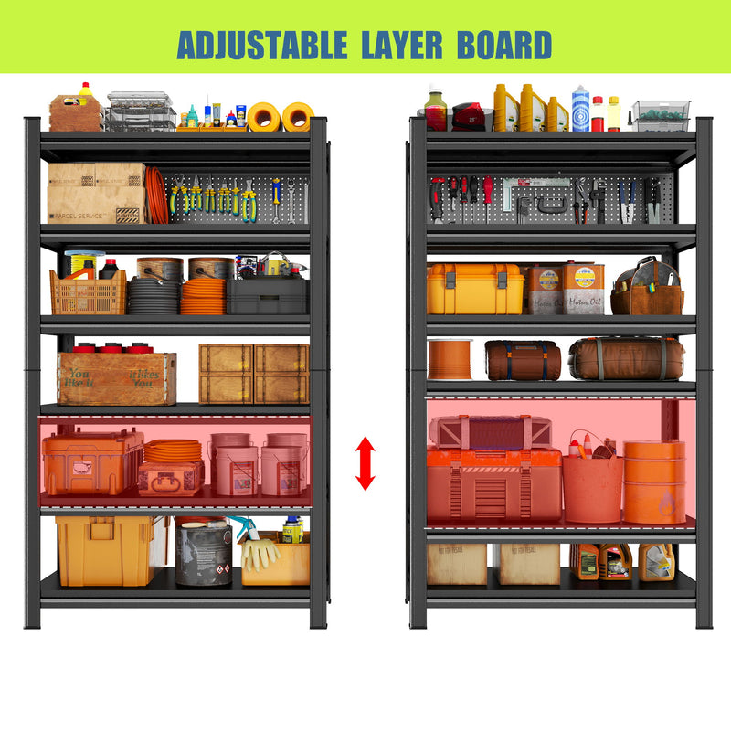 Adjustable Height Storage Shelving Units