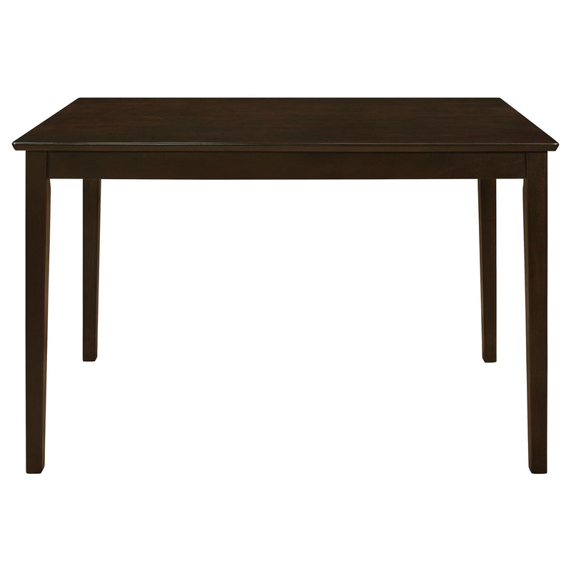 Arvin - 5 Piece Dining Set With Rectangular Table And Bench With Seats - Cappuccino